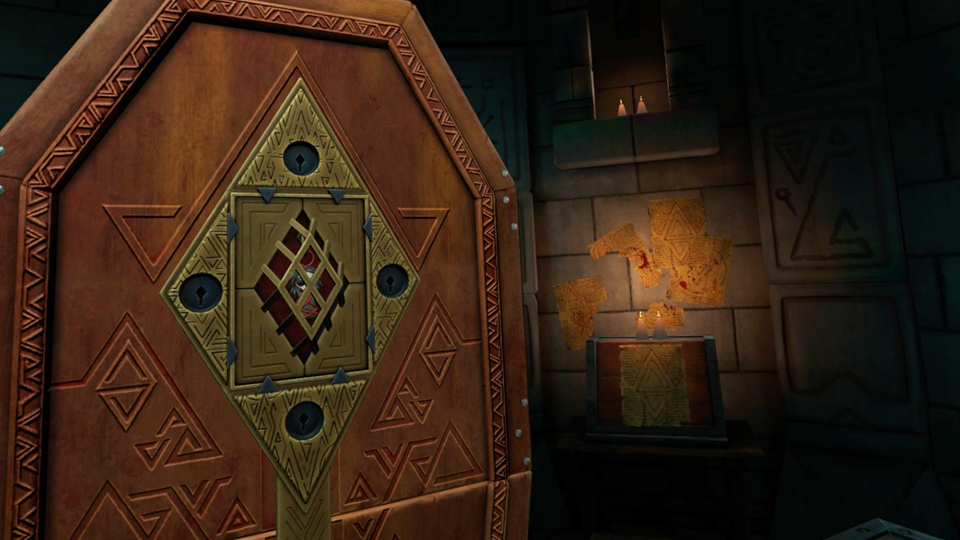 Gameplay from Silent Slayer: Vault of the Vampire